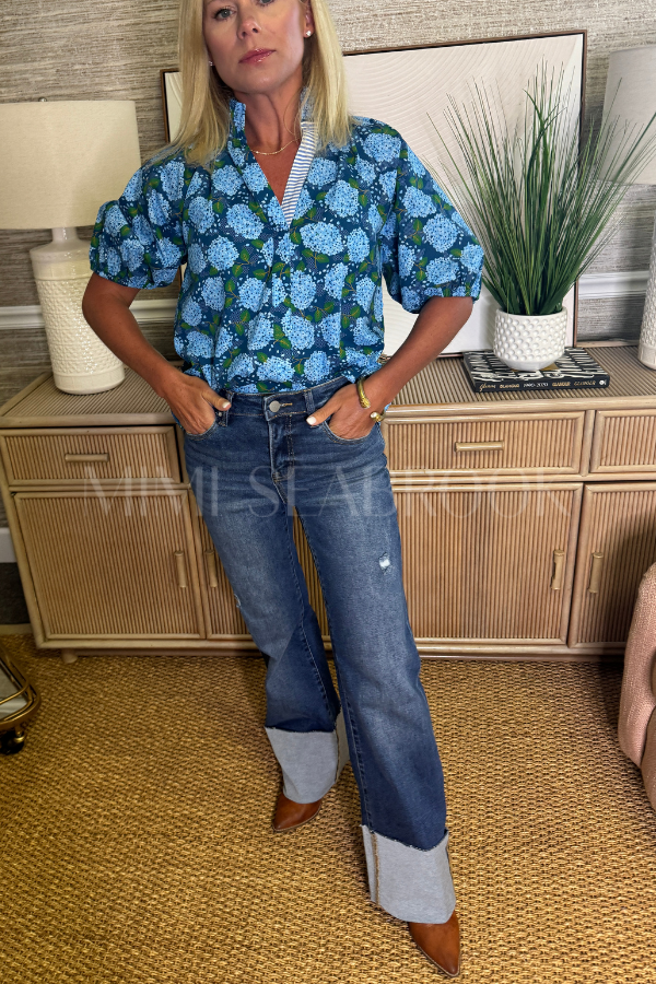 Whitney jeans, dark denim