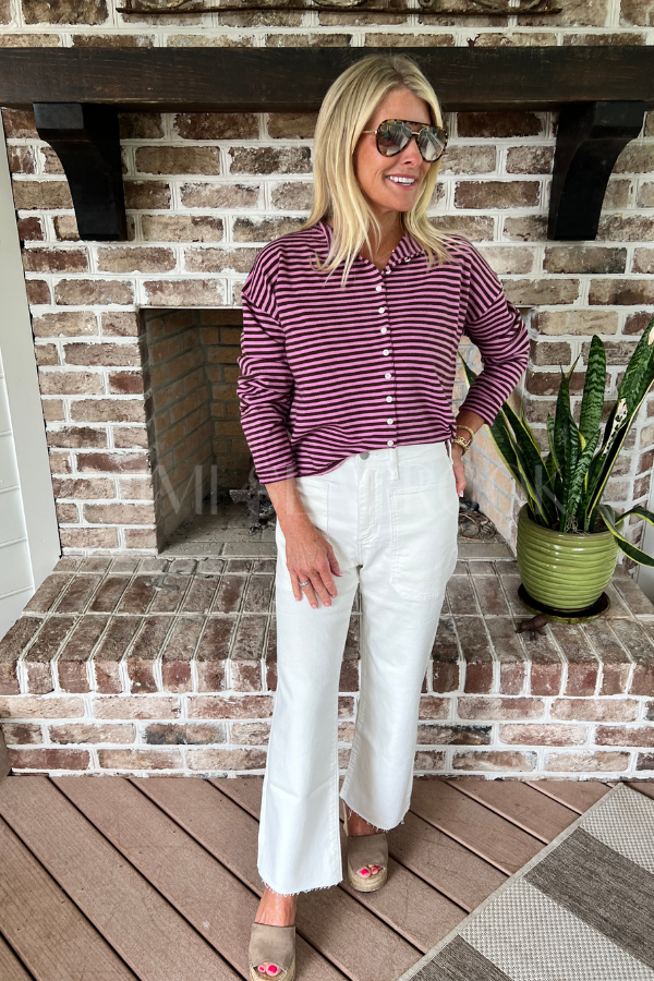 Winnie sweater, brown/lilac
