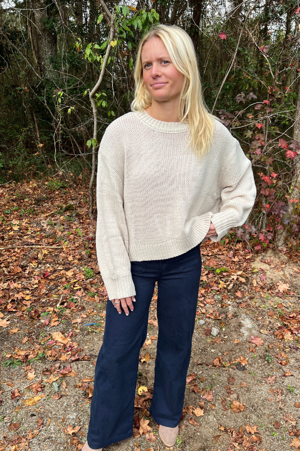 Winston sweater, stone