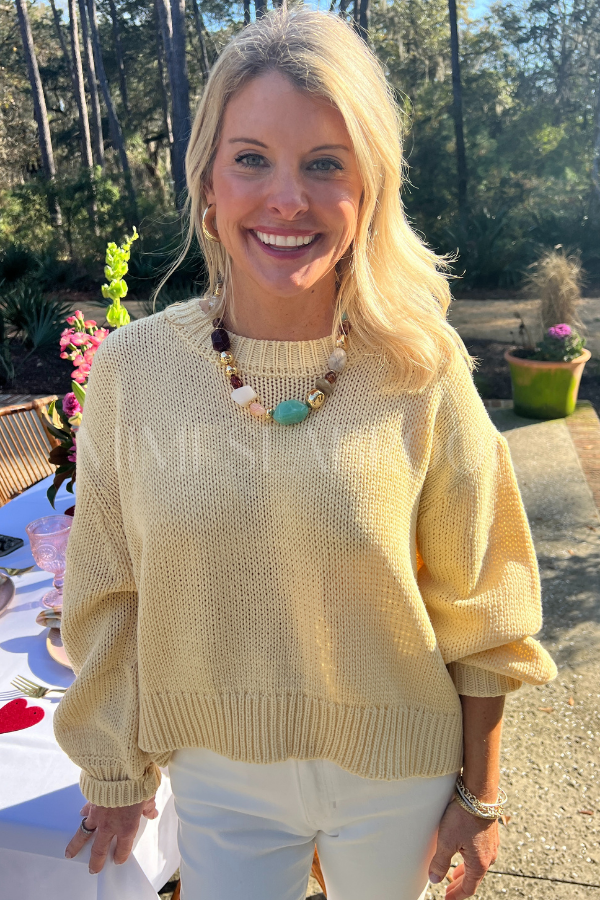 Winston sweater, yellow