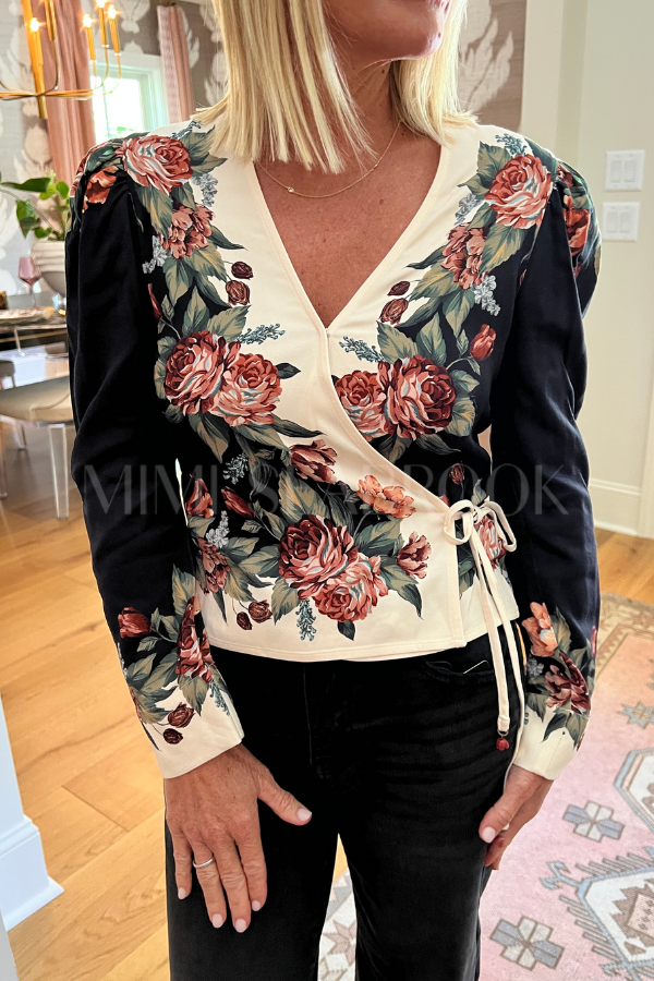 Winter Floral Blouse by Farm Rio