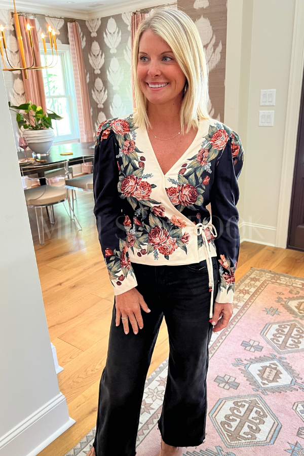 Winter Floral Blouse by Farm Rio