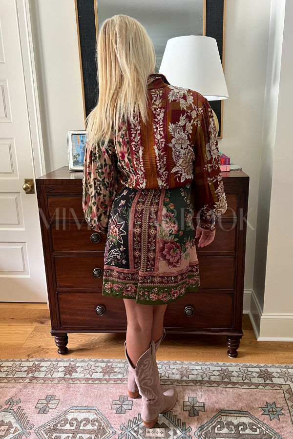 Winter Garden Mix Mini Dress by Farm Rio
