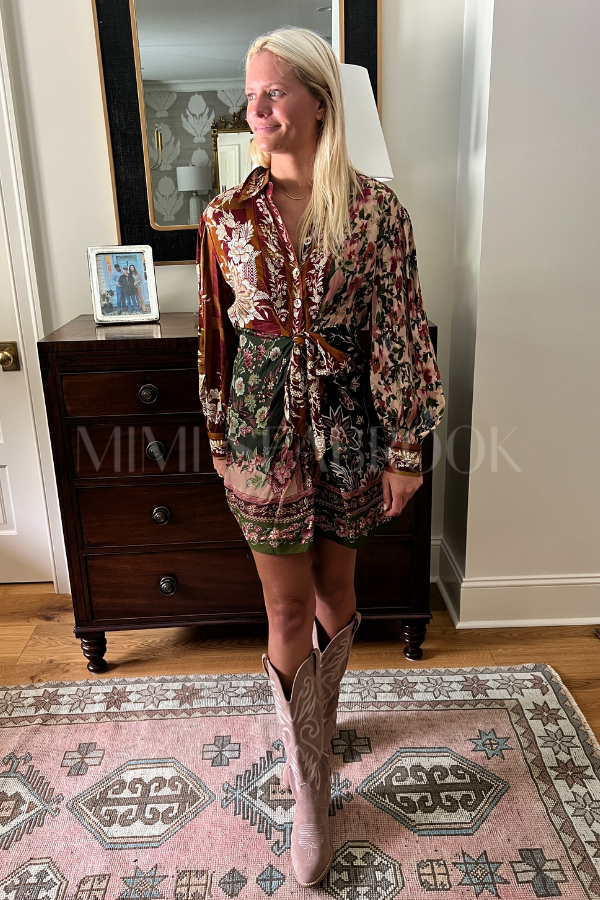 Winter Garden Mix Mini Dress by Farm Rio