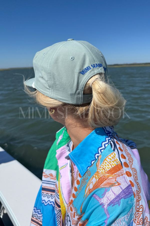 Winyah Hat x King + Pitt, Blue/White Tarpon