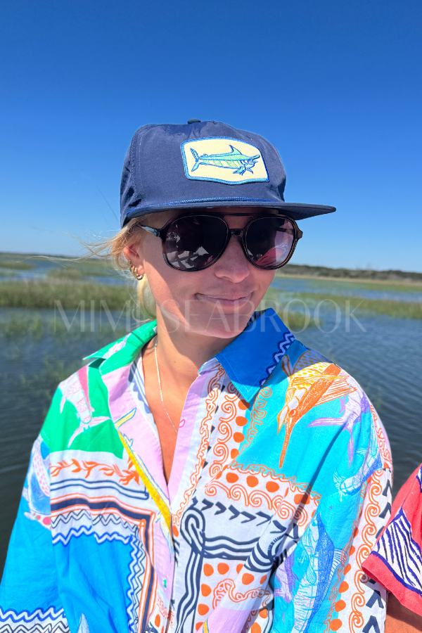 Winyah Hat x King + Pitt, Navy Marlin
