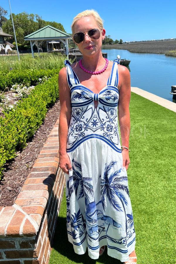 Wonderful City Mix Maxi Dress by Farm Rio