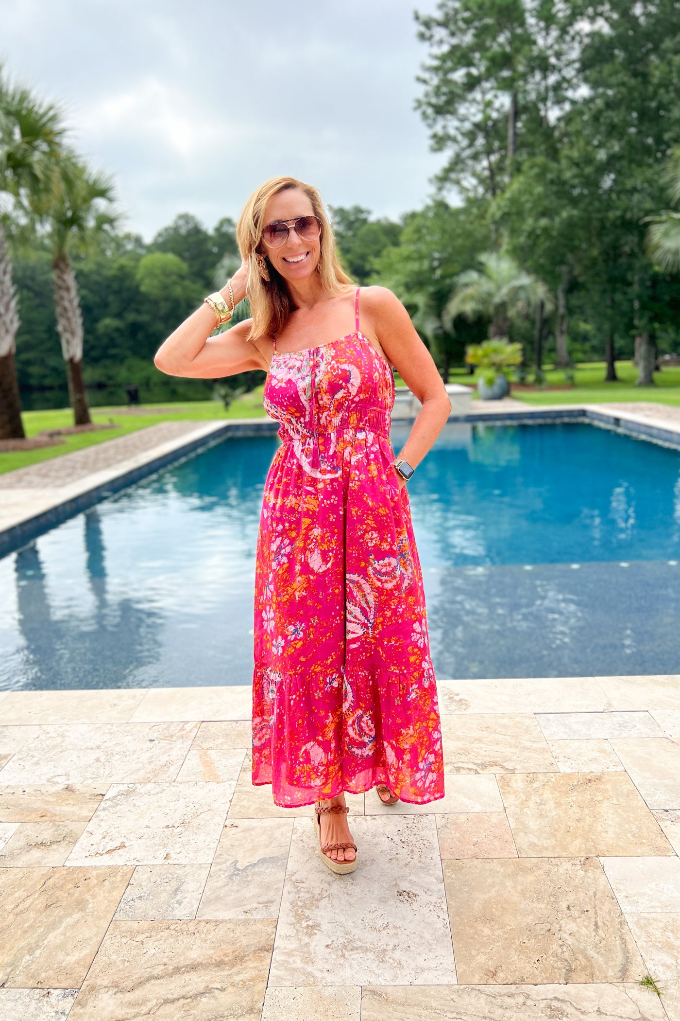 MONACO MIDI DRESS by Cleobella