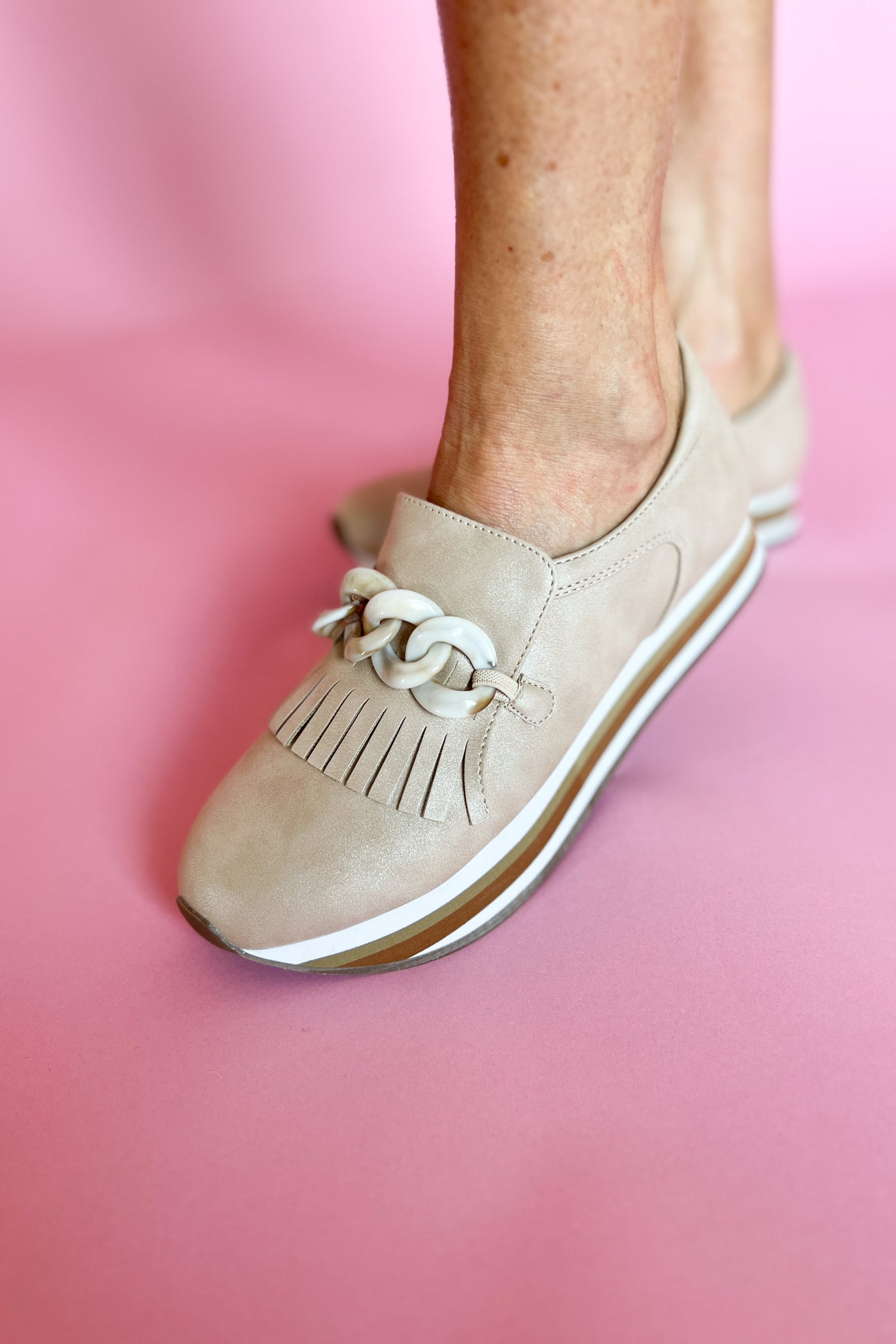 Bess shoes, natural frost
