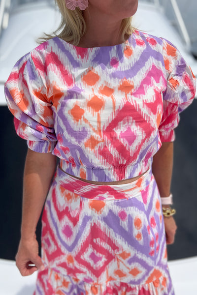 Zoe top, purple