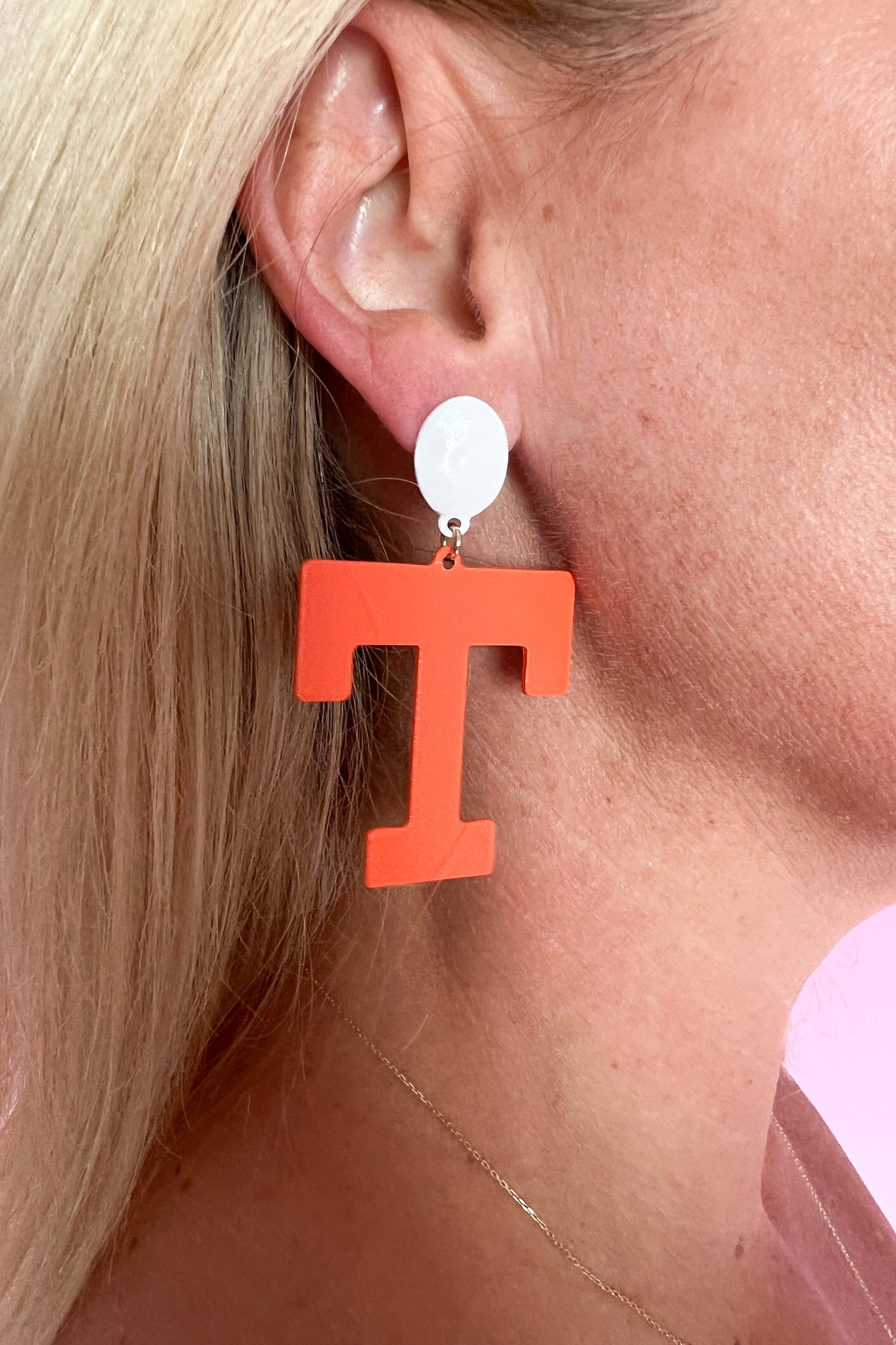 "T" Game Day Earring