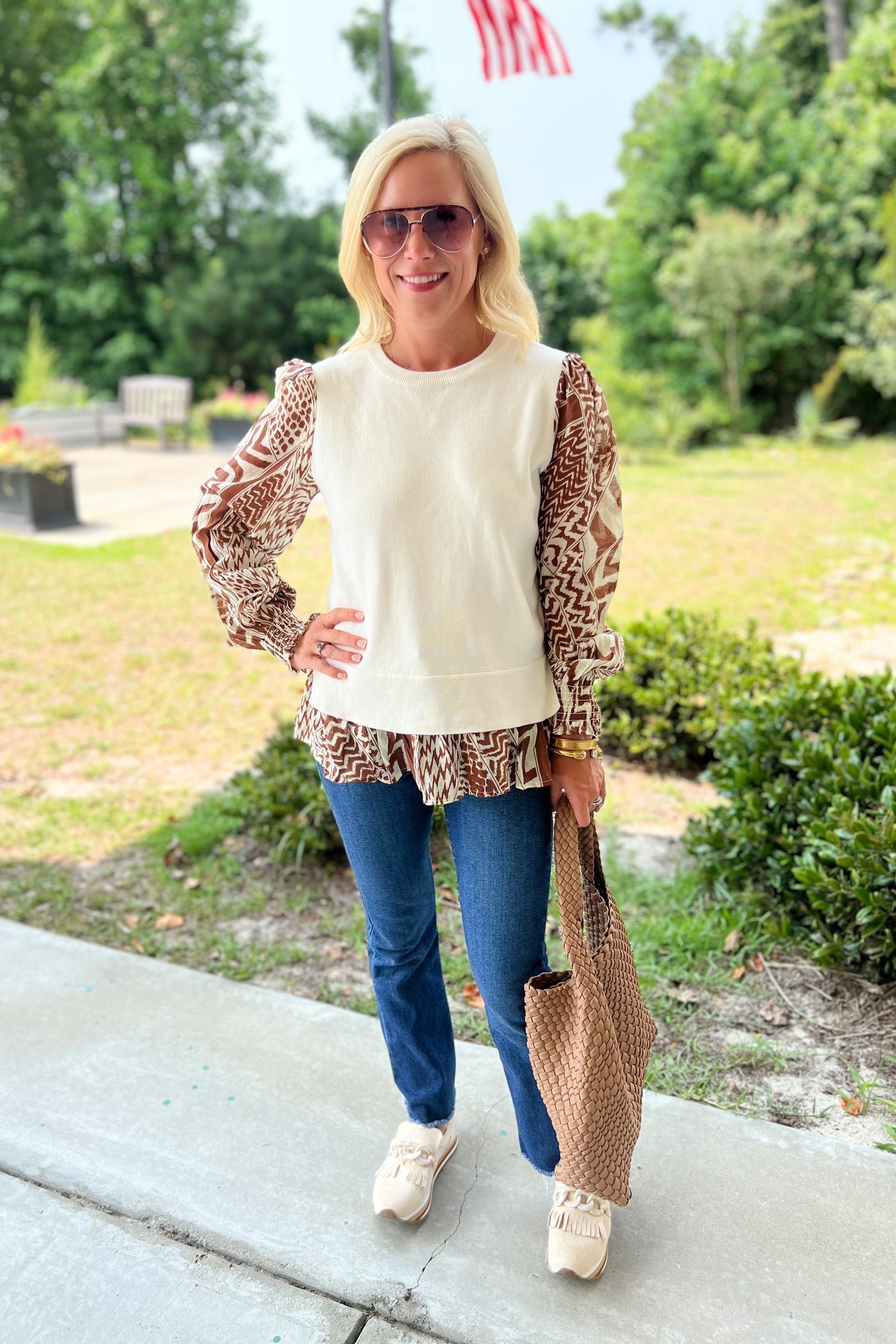 Covington sweater top