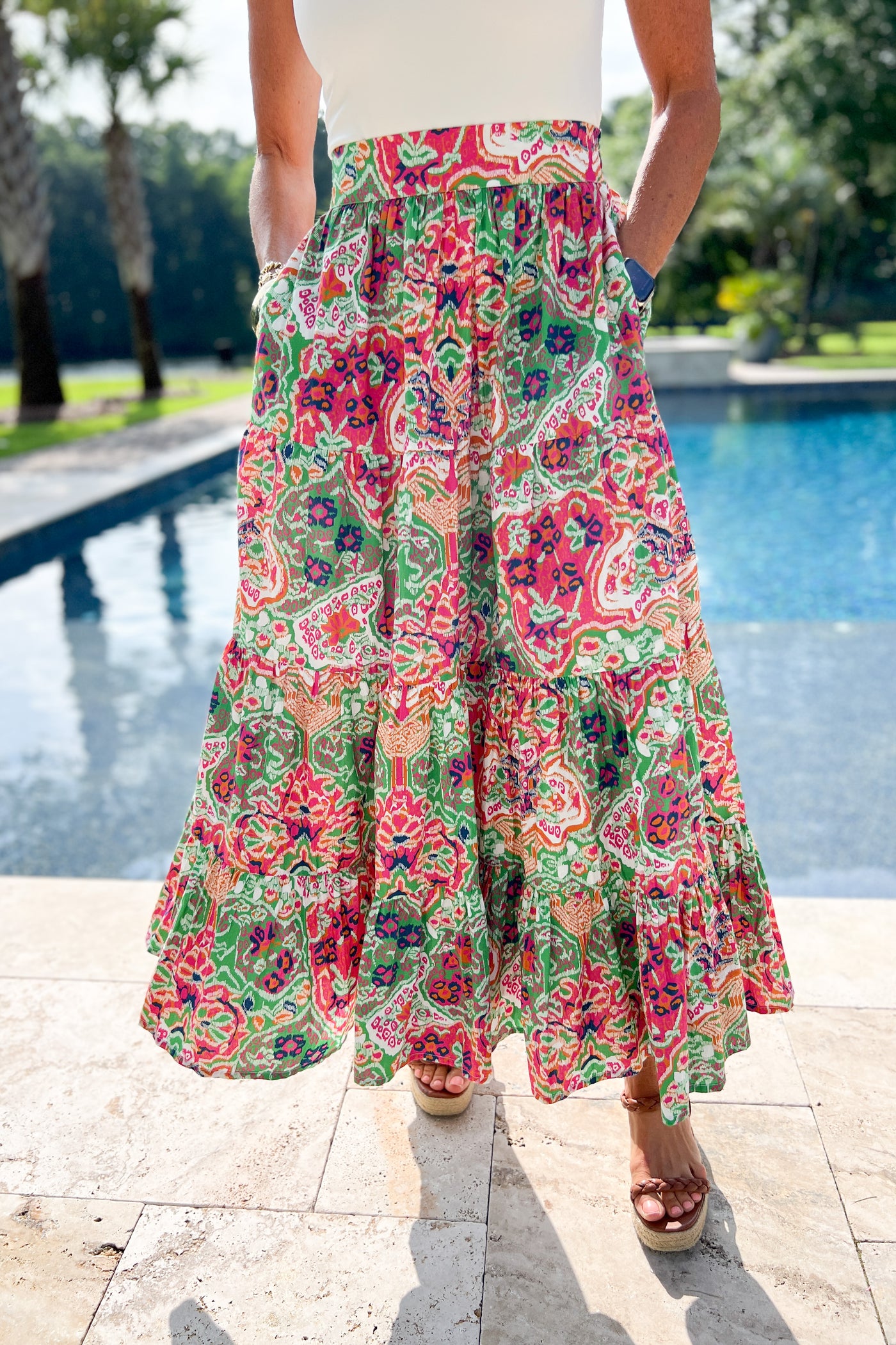 JACINTA MAXI SKIRT by Cleobella