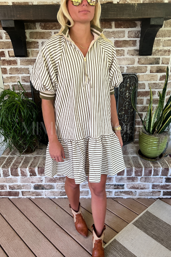Mina dress, olive