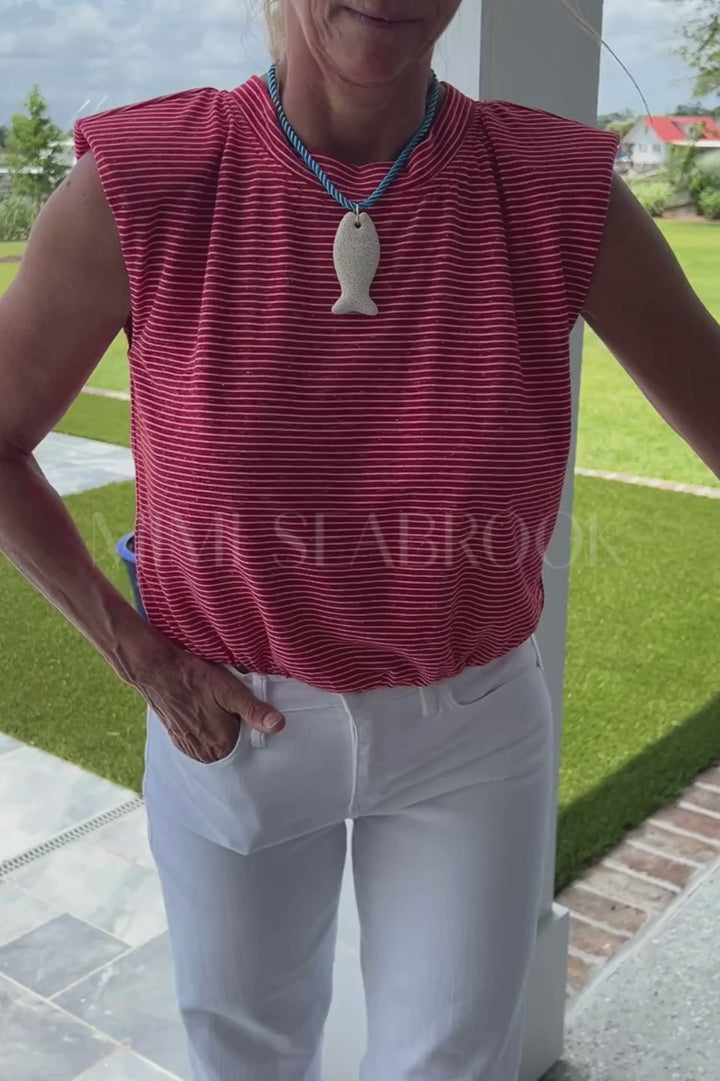 Sedona top, red
