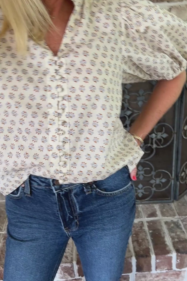 Sareea top, cream