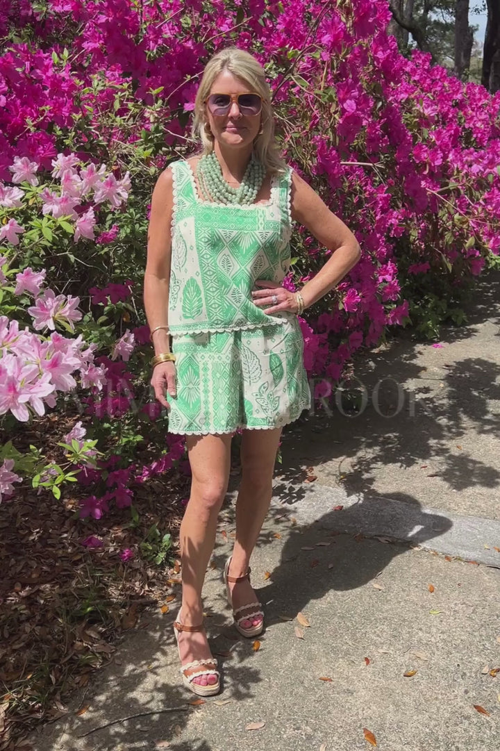 Turner top and shorts set