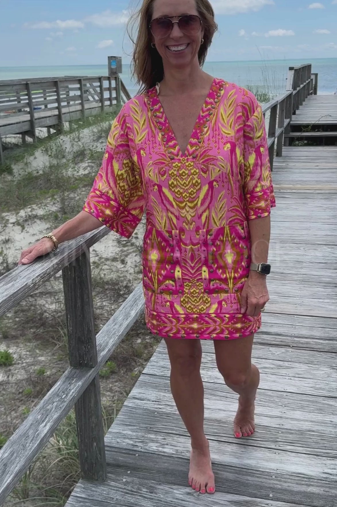 Pineapple Tapestry Mini Dress by Farm Rio – Mimi Seabrook