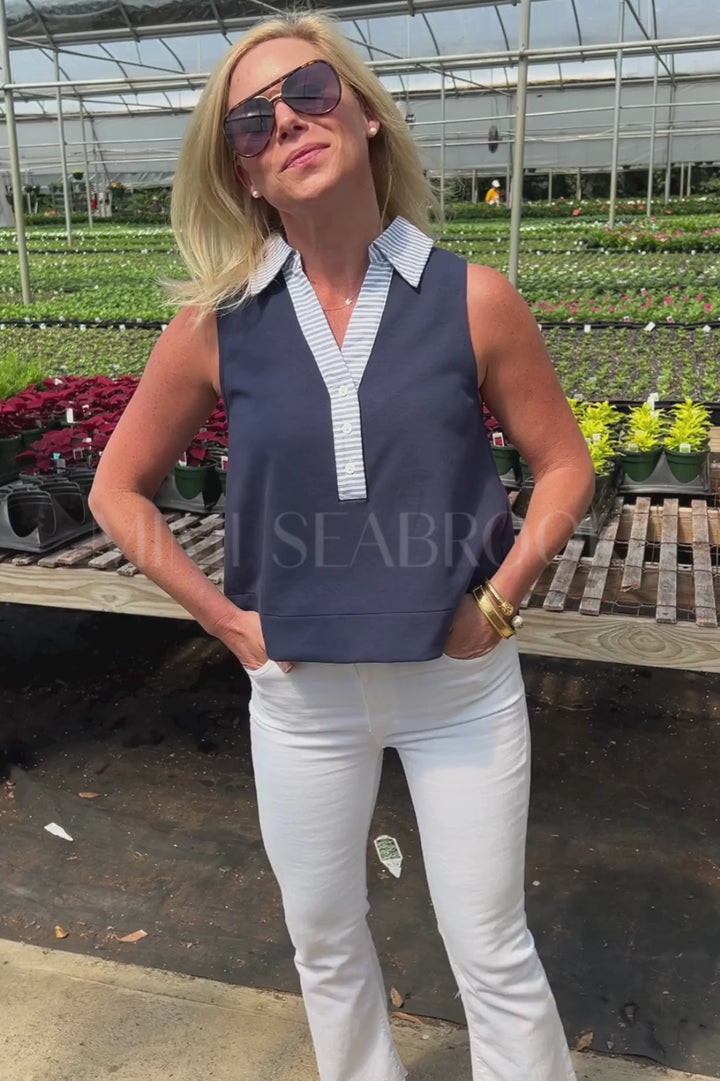 Welsh top, navy