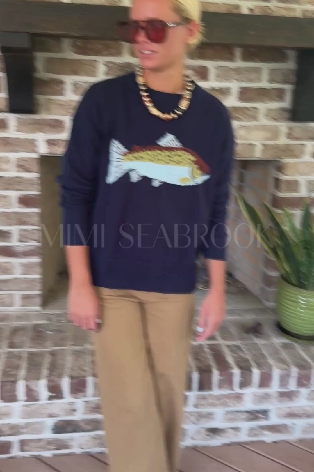 Gretchen sweater, navy
