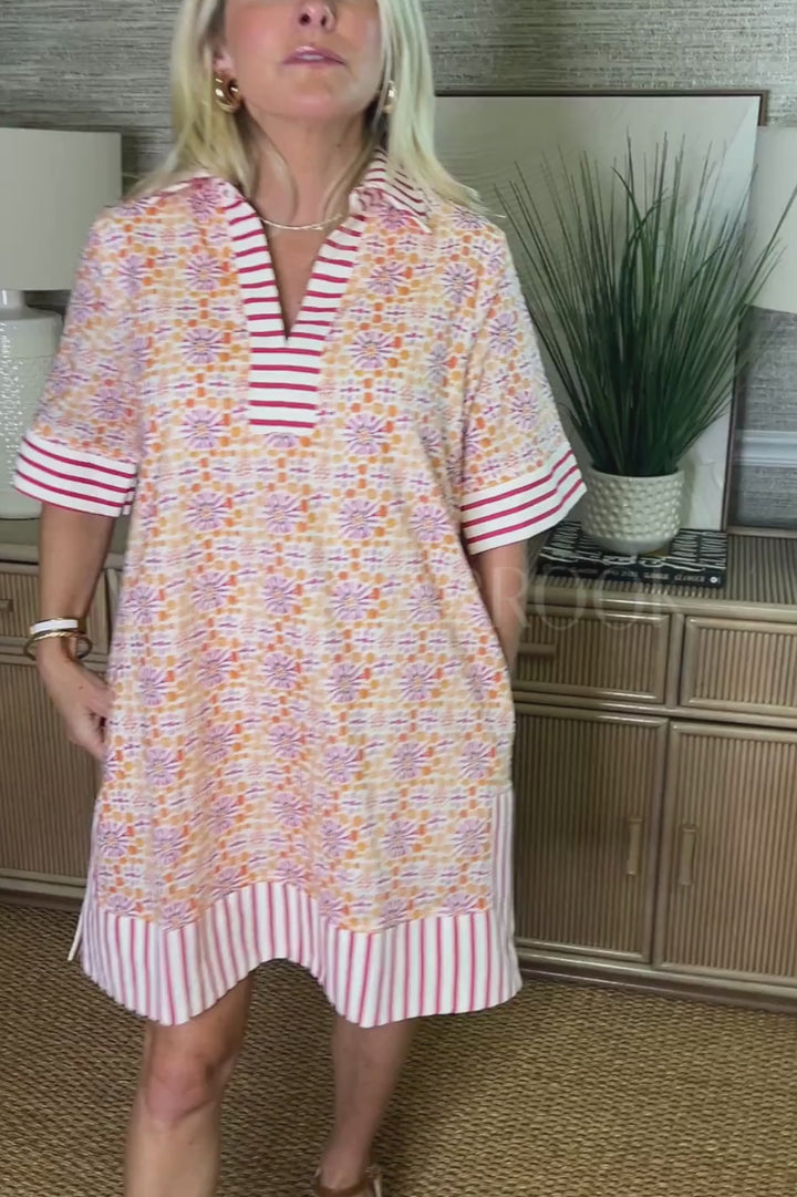 Yvette dress, orange