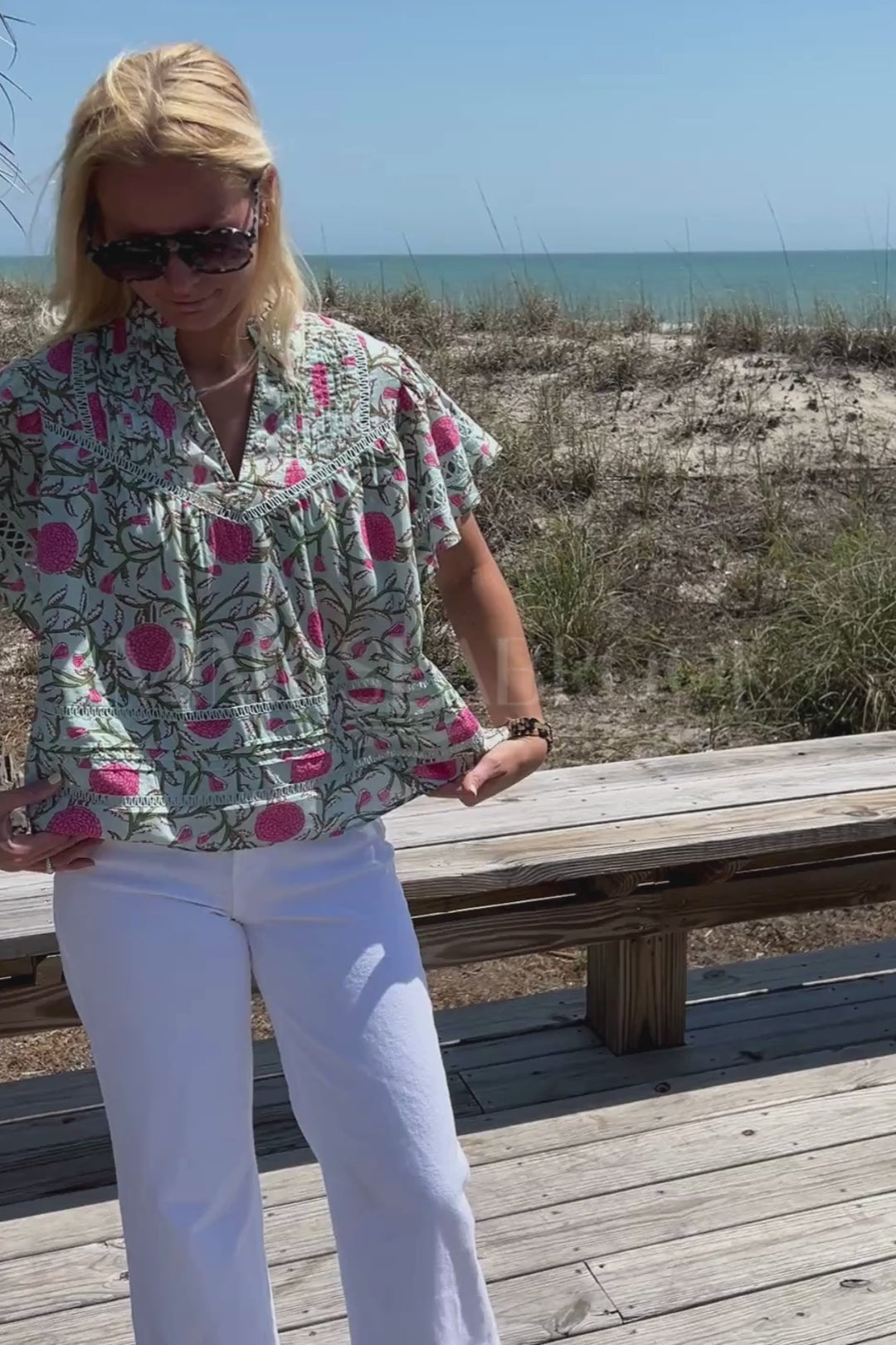 Amity top, mint