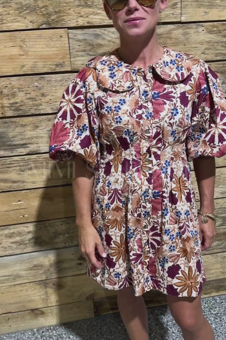 Altamont dress, rust