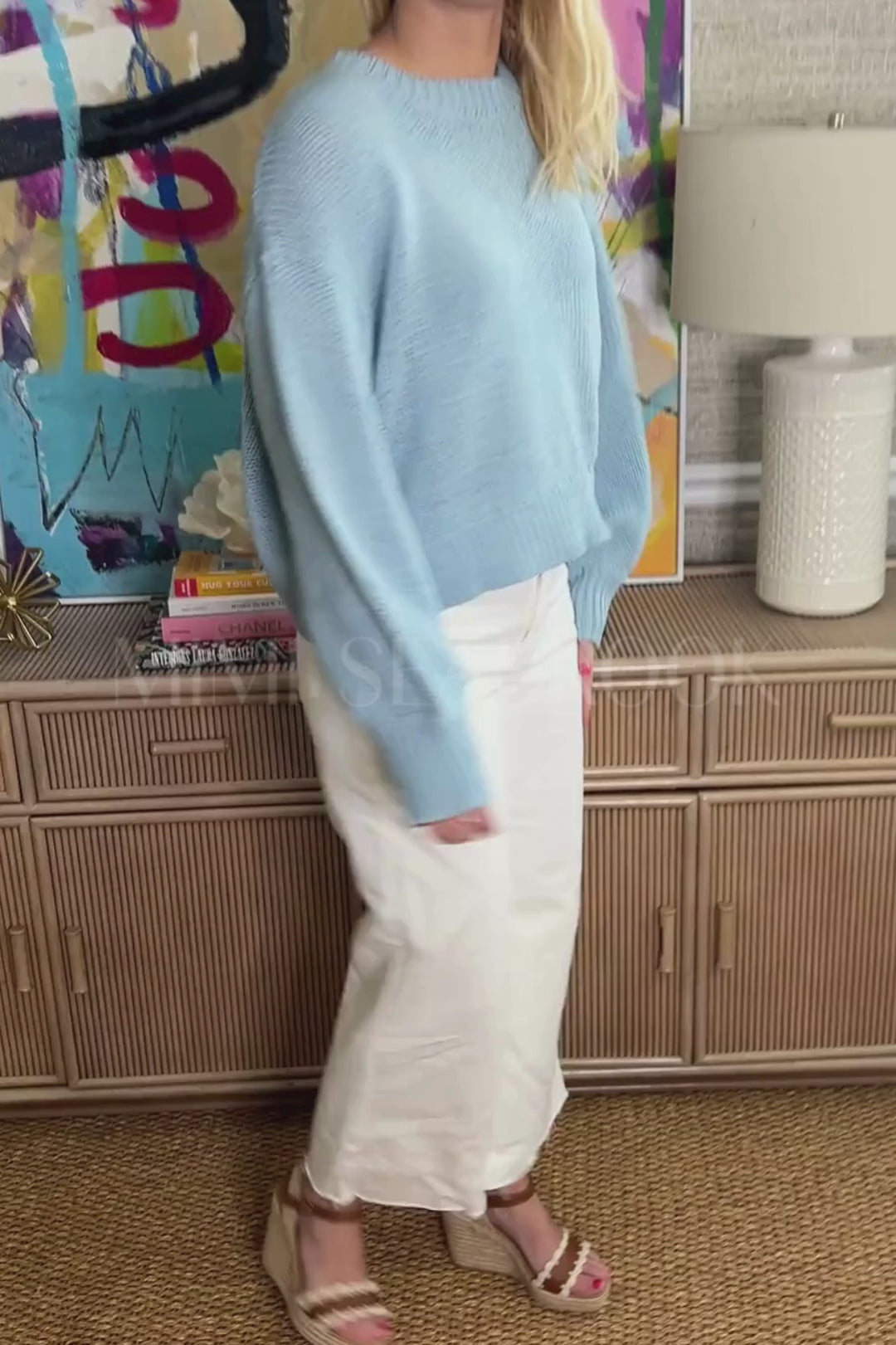 Winston sweater, blue