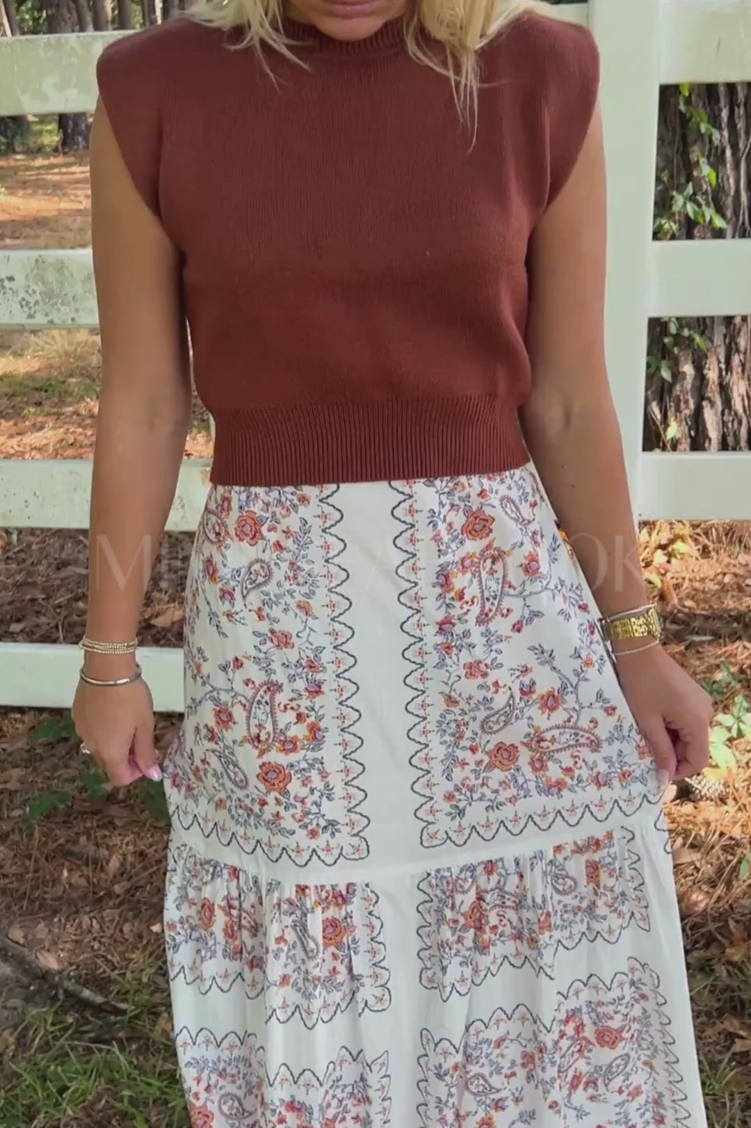 Marjorie Ankle Skirt by Cleobella