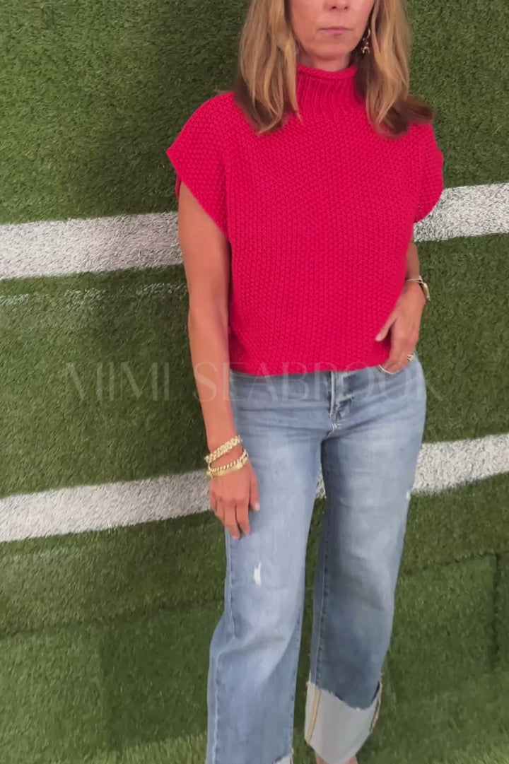 Carleen sweater, red