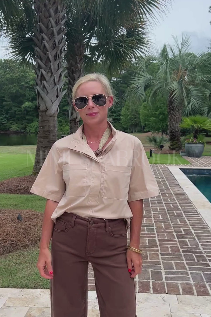 Cato top, beige