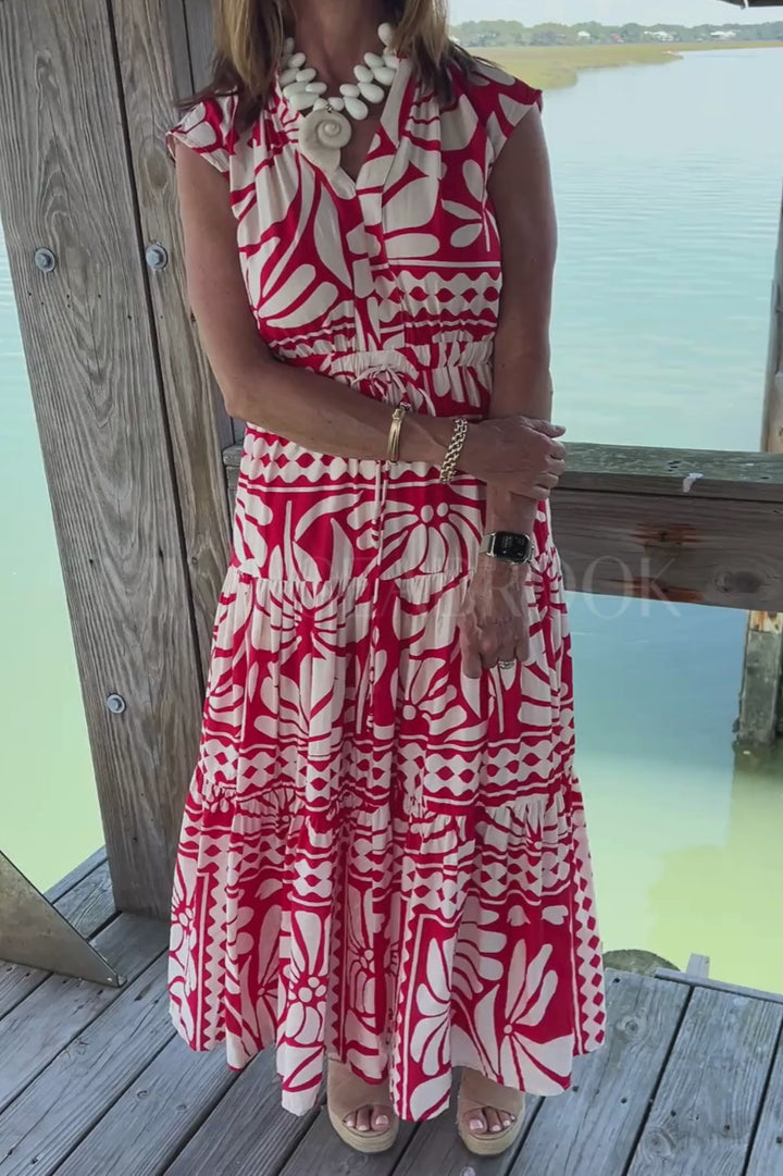 Arledge dress, red