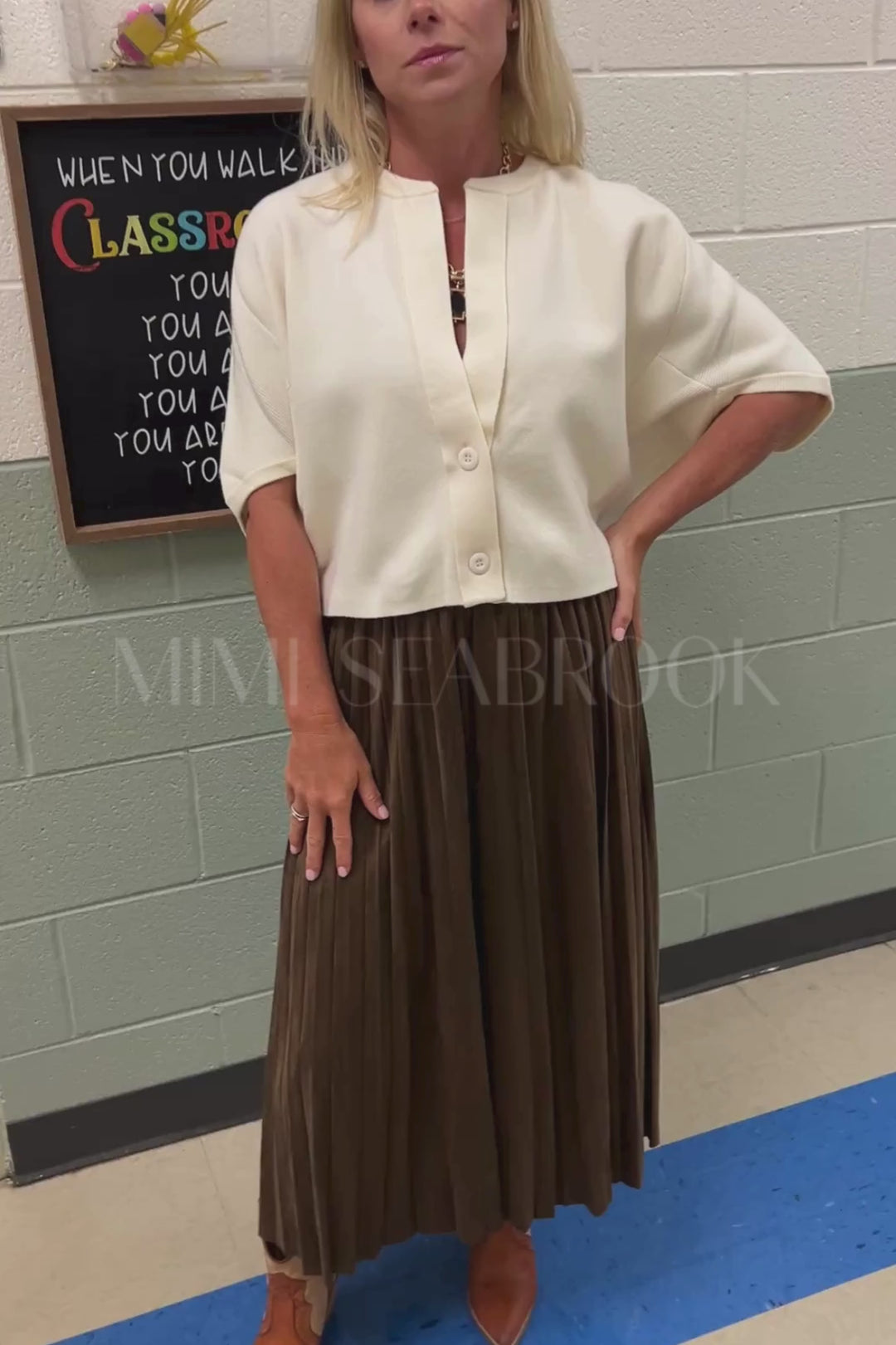 Charlie skirt, brown