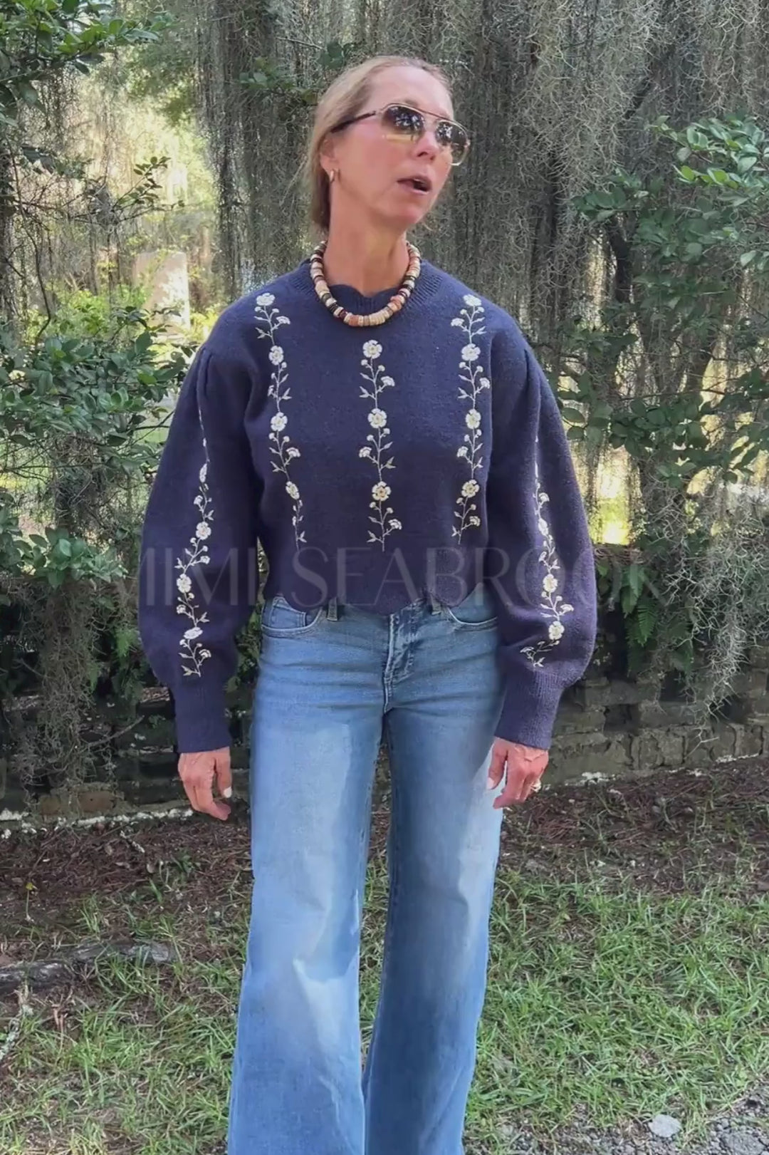 Emaline sweater, navy
