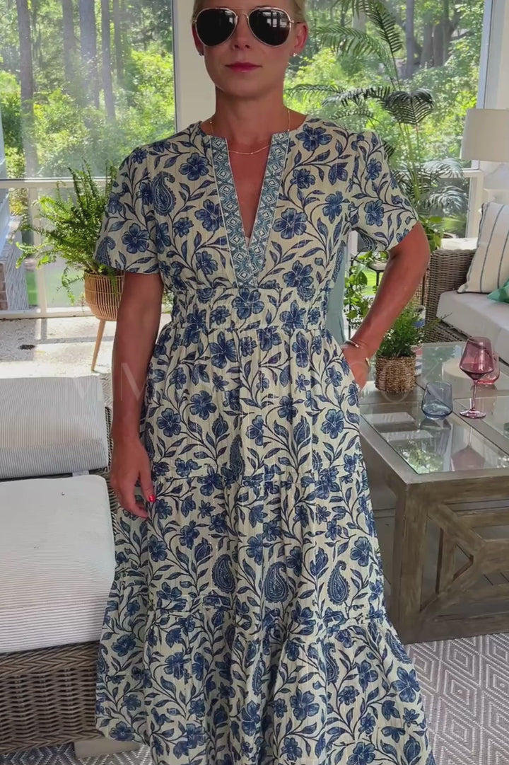 Barlow dress, navy