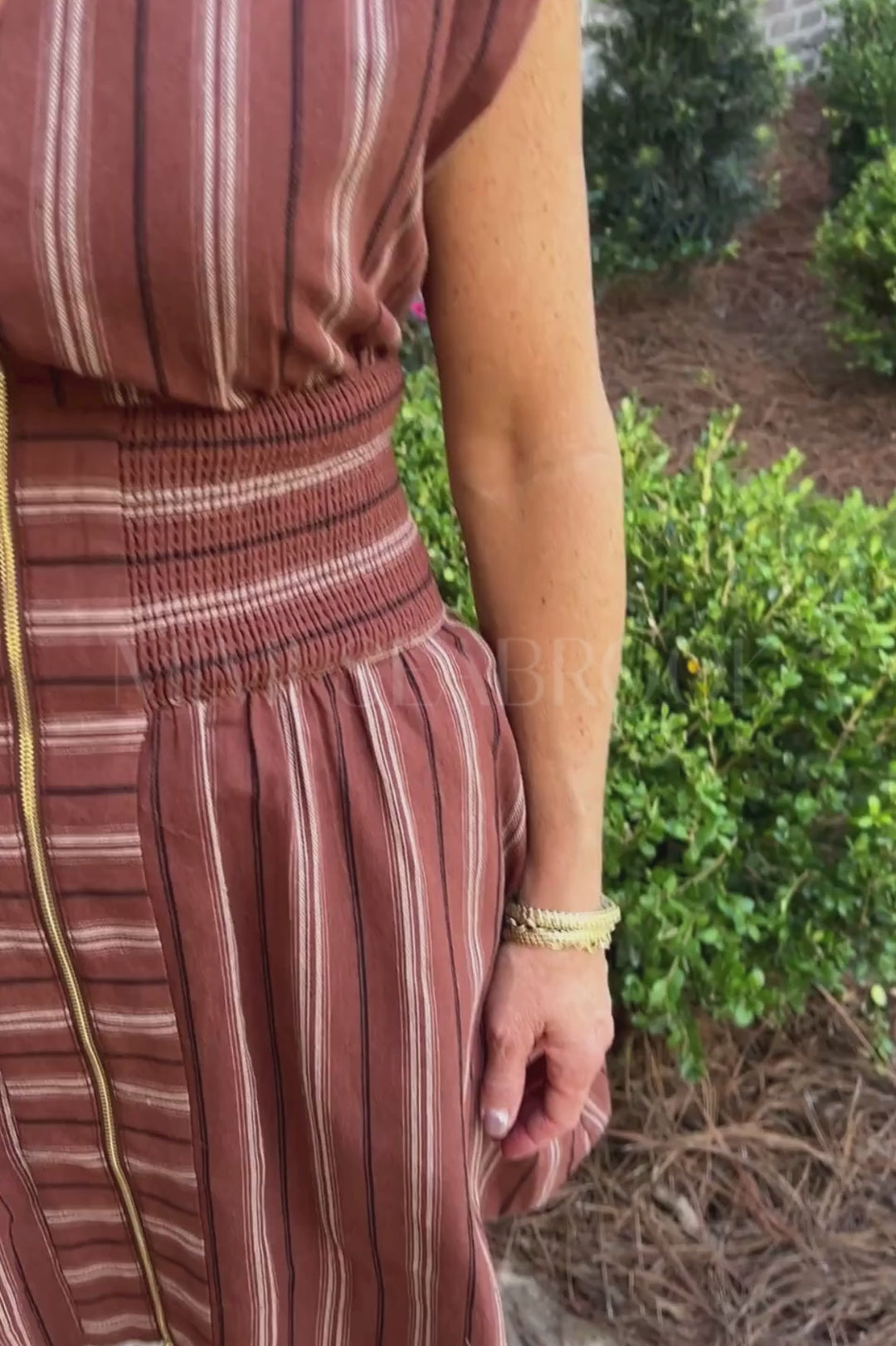 Bowman dress, brown
