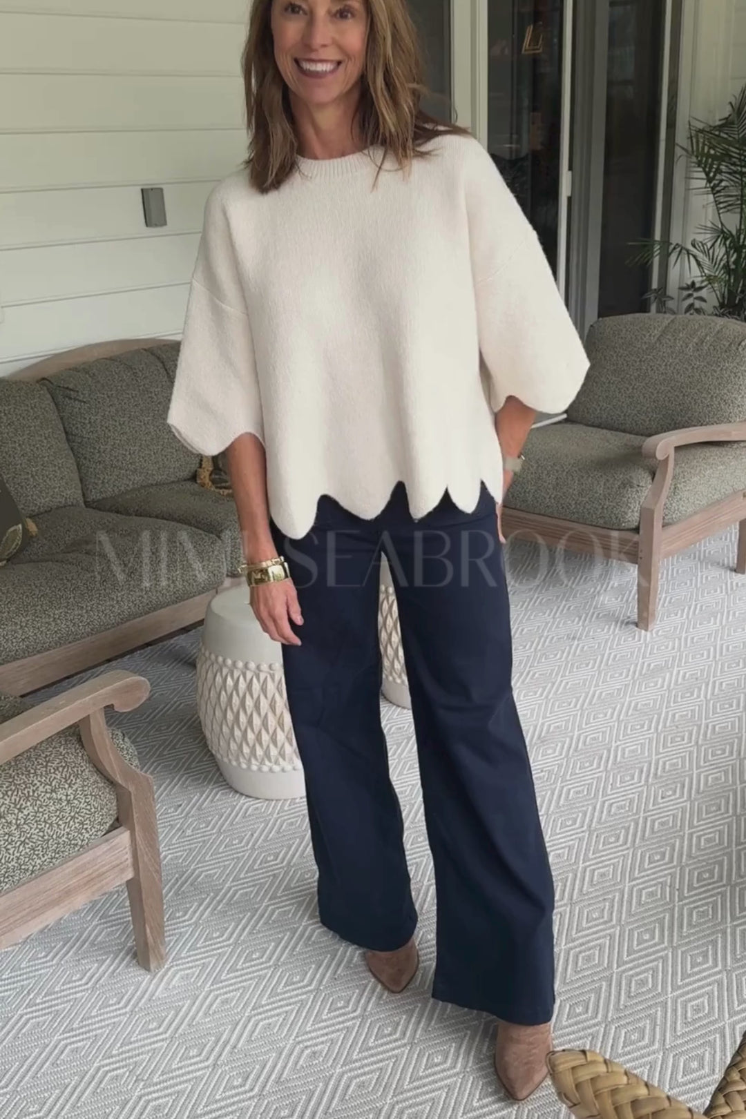 Keily sweater, cream