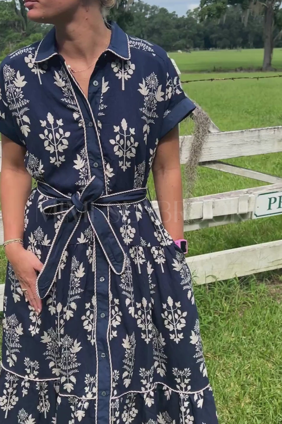 Elsa dress, navy