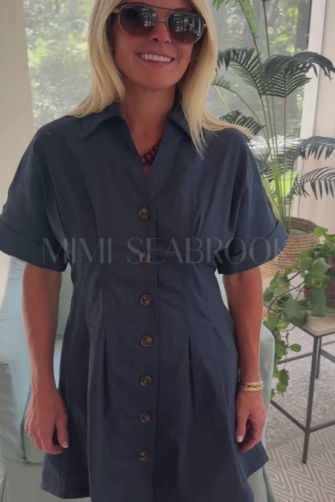 Julie dress, navy