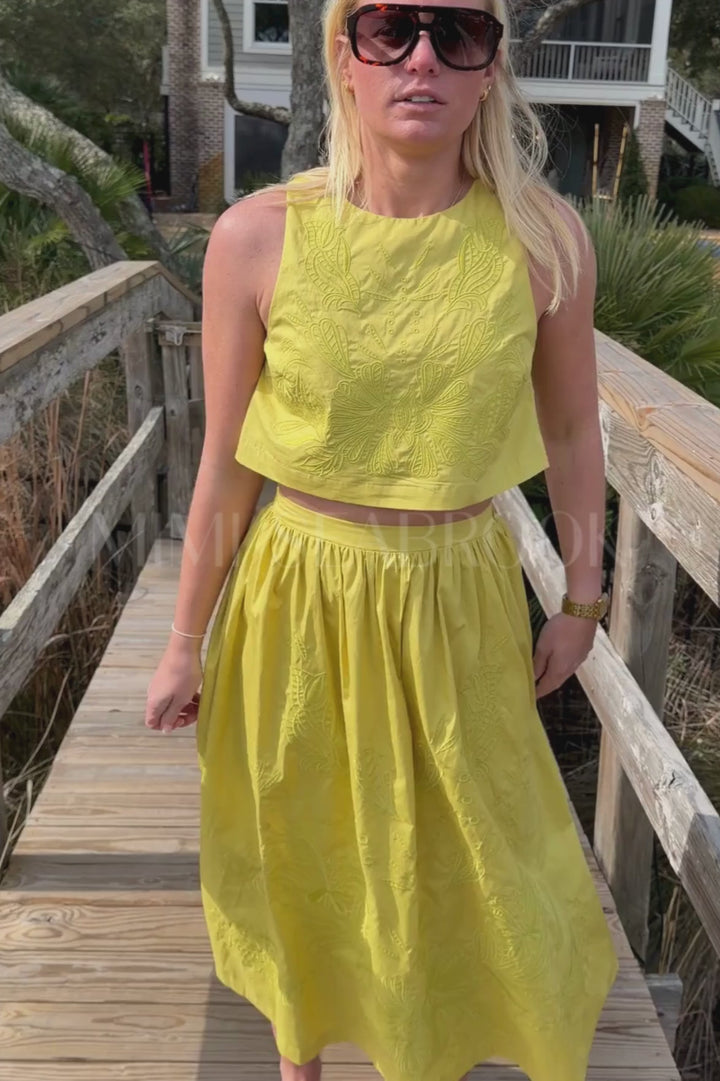 Allens top & skirt set