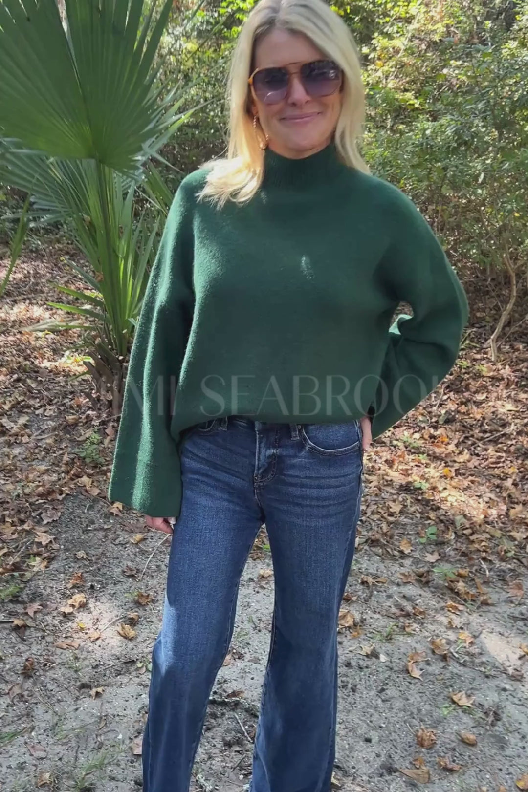 Sumlin sweater, hunter green