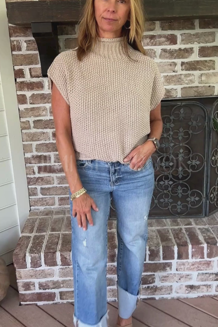 Carleen sweater, light mocha