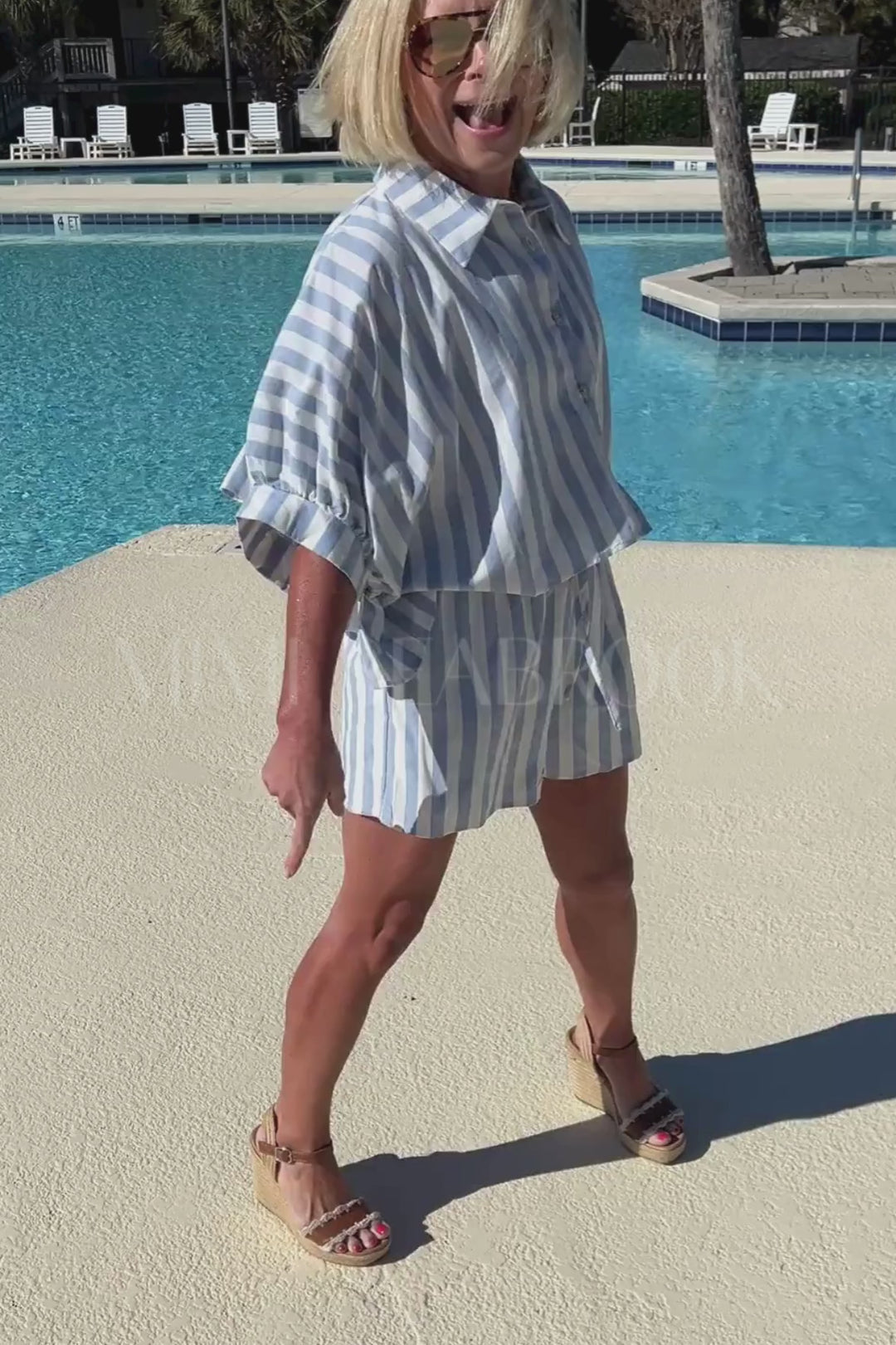 Malie top and short set