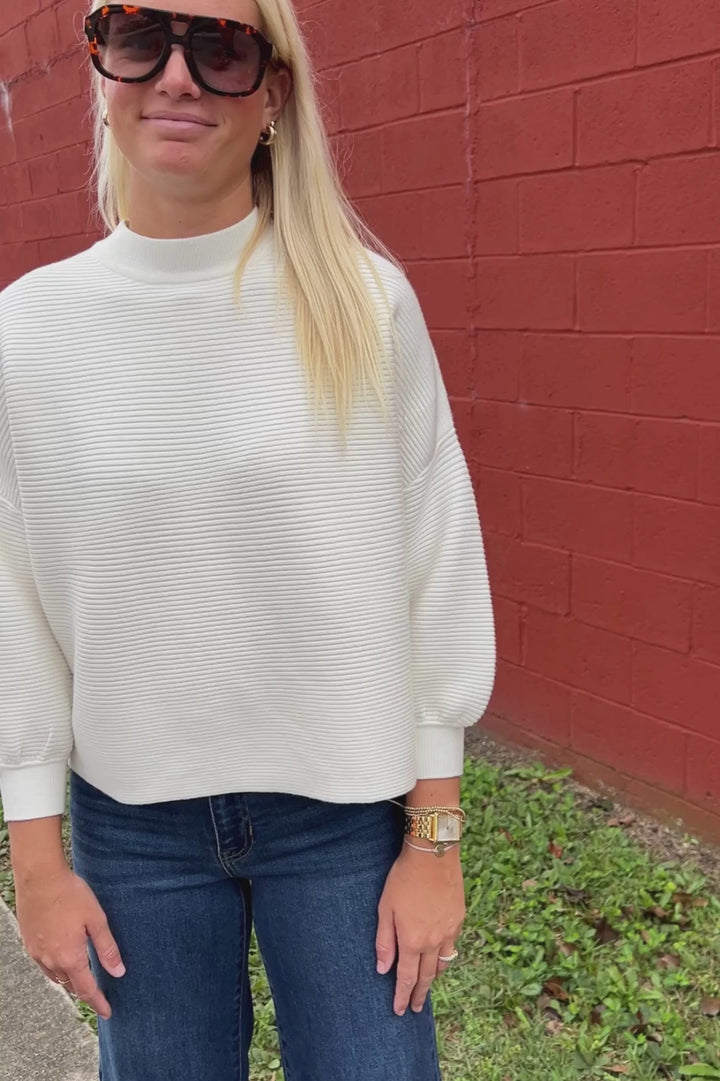 Parkerville sweater, ivory