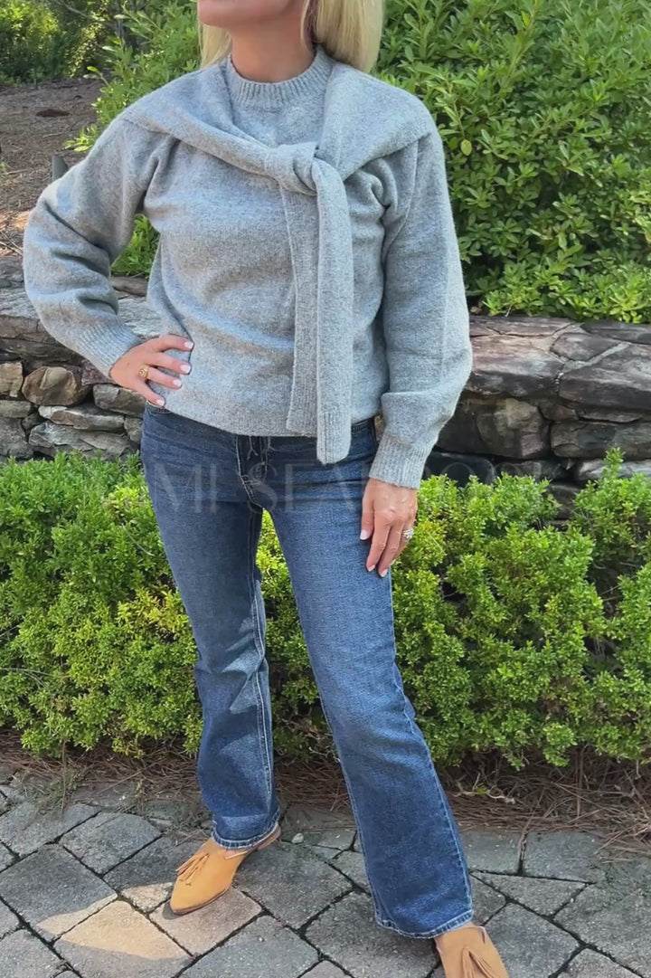 Goodwin sweater, heather gray