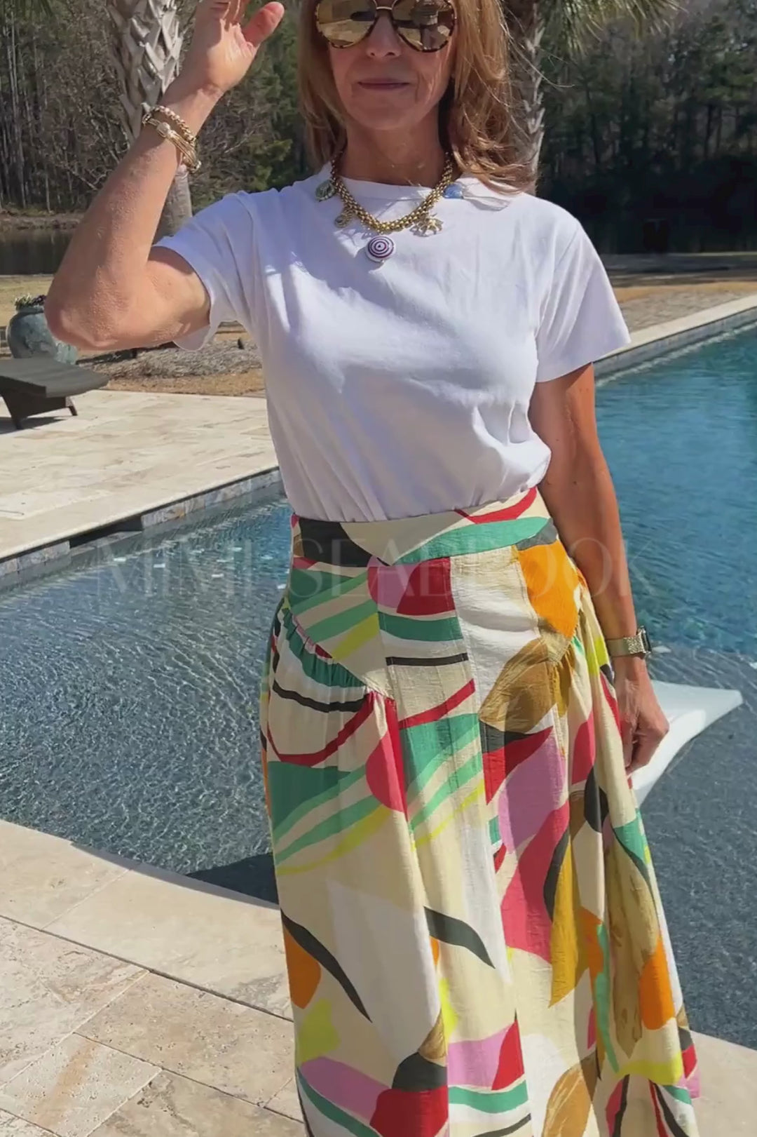 Monaco skirt, lime mix
