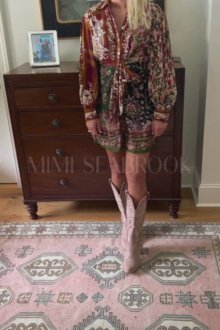 Winter Garden Mix Mini Dress by Farm Rio