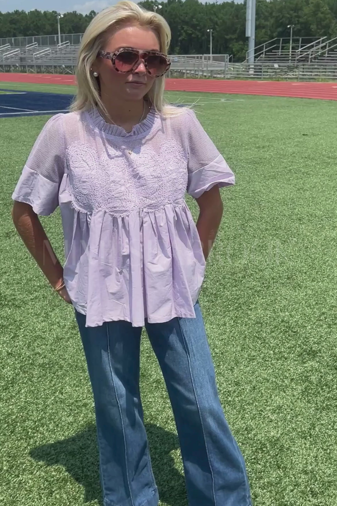 Lucas top, lavender