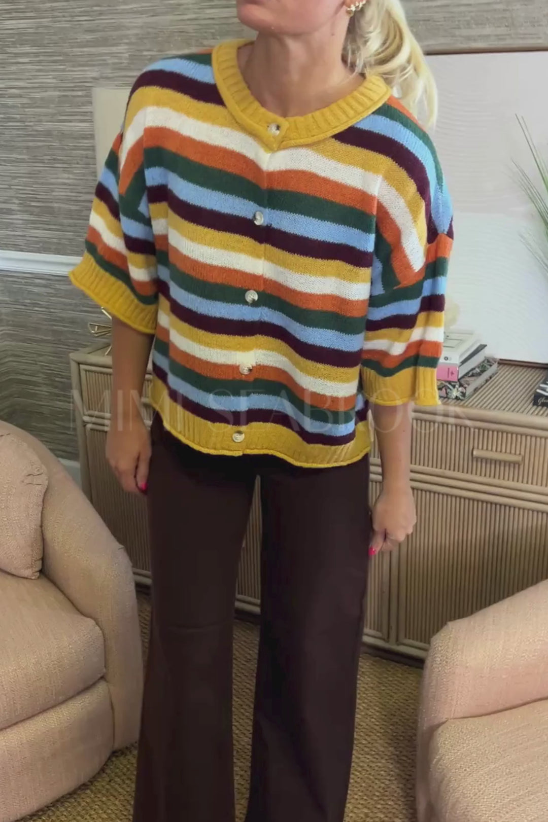 Brenner sweater, mustard