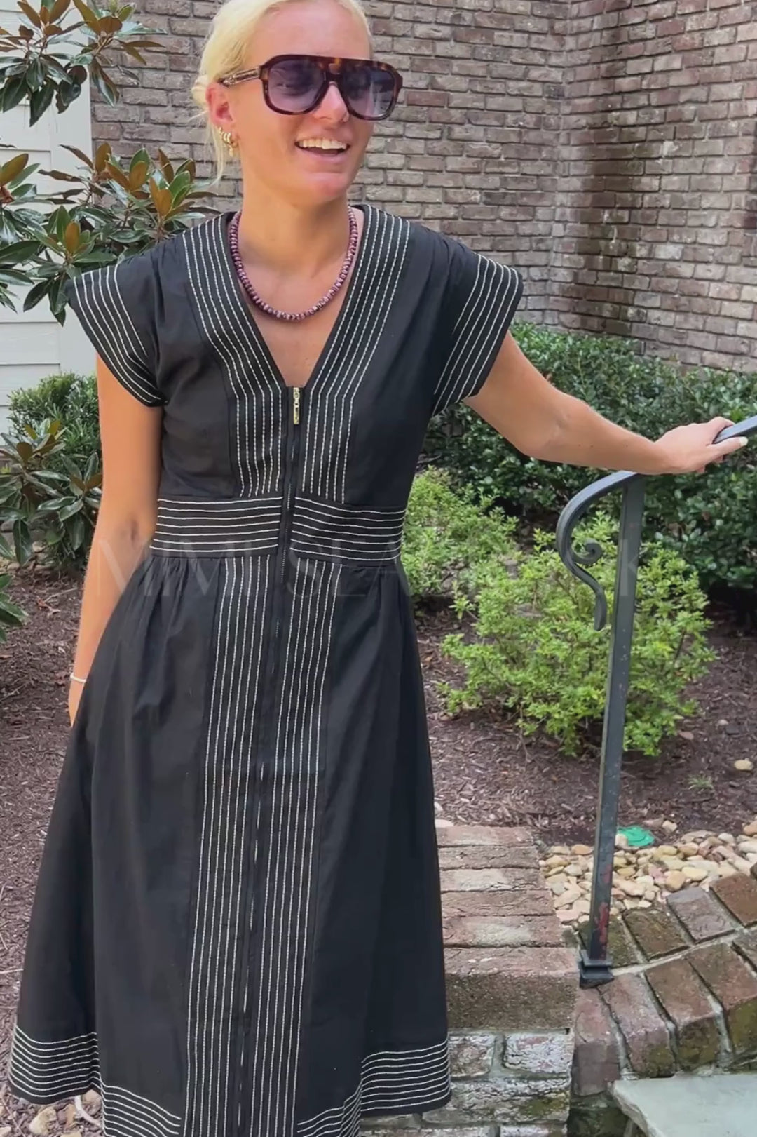 Minnick dress, black